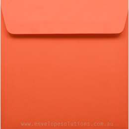 Square - 150 x 150mm Lessebo Colours Flame 120gsm Envelopes
