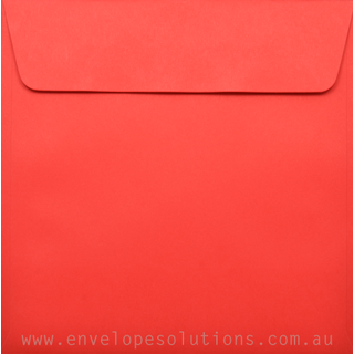 Square - 160 x 160mm Lessebo Colours Cherry 120gsm Envelopes