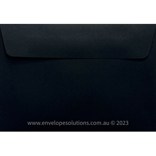 C6 - 114 x 162mm Lessebo Colours Pitch Black 120gsm Envelopes