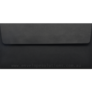 DL - 110 x 220mm Lessebo Colours Pitch Black 120gsm Envelopes